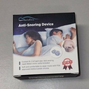 Snore Care Set Of 4 Nose Vents To Ease Breathing - Anti Snoring - No Side Effect